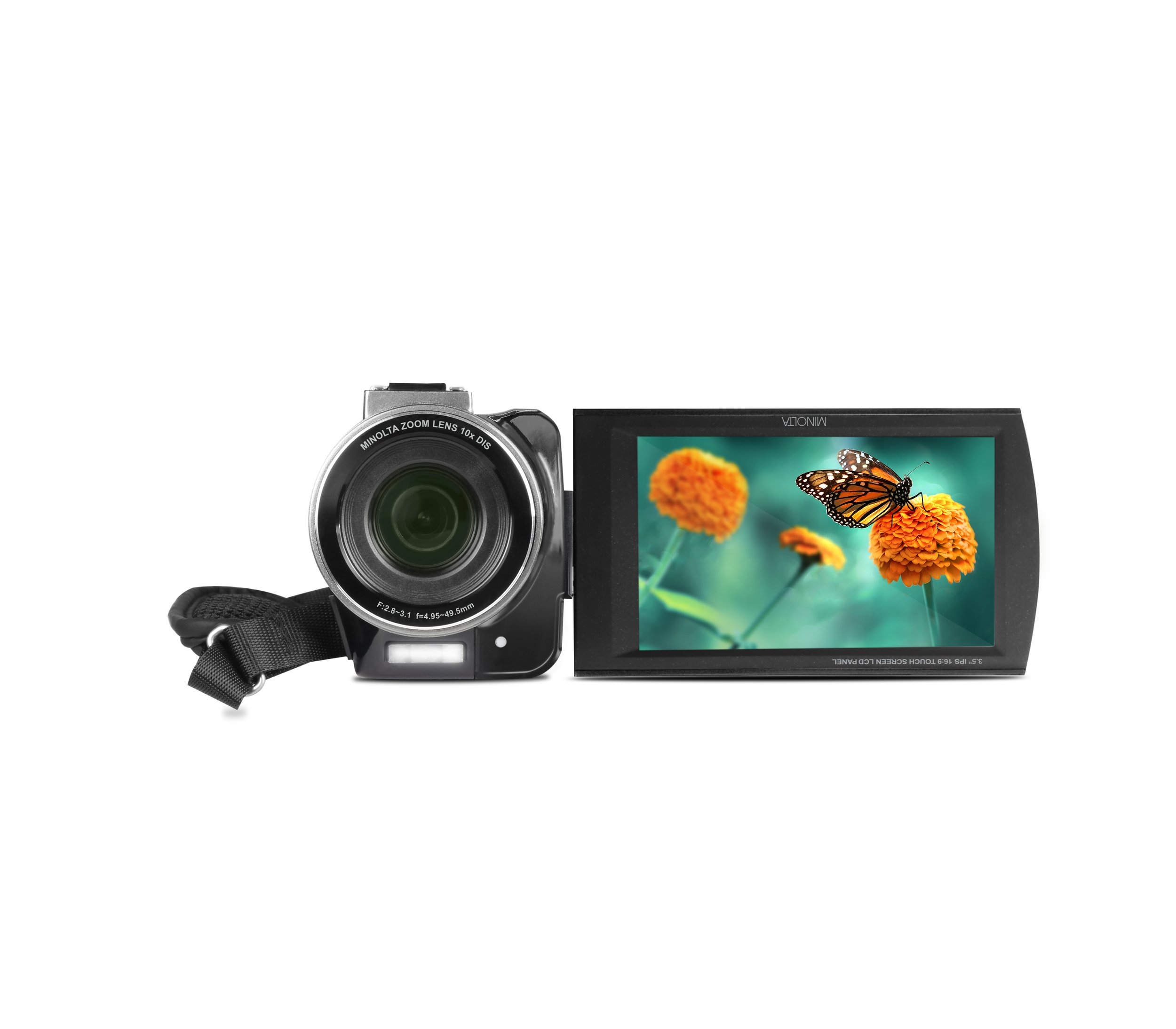 MN4K100Z 4K Ultra HD Camcorder w/10x Optical Zoom — Minolta MN4K100Z 4K Ultra HD Camcorder w/10x Optical Zoom — Minolta